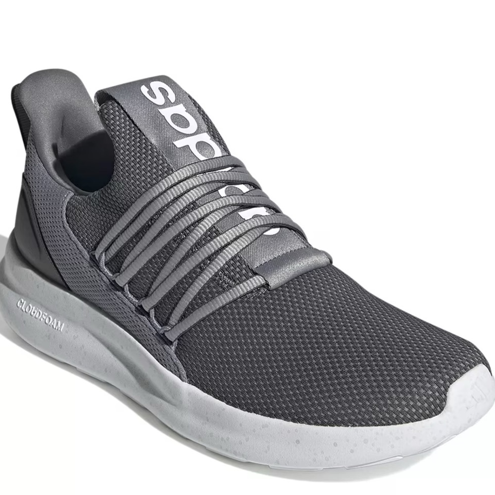 Adidas Charcoal and White Running Shoes